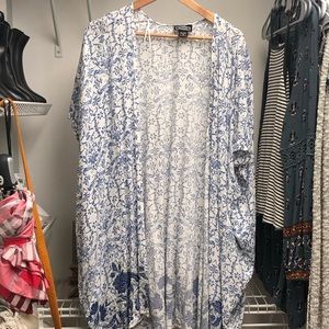 Blue and White Kimono (Worn Once)